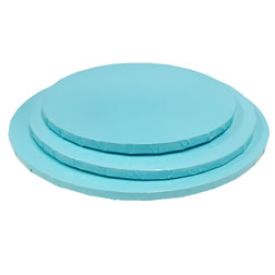 Light Blue Round Cake Drums