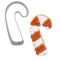 Candy Cane Christmas Cookie Cutter