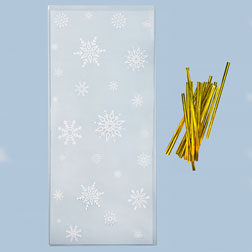 Winter Snowflake Treat Bags