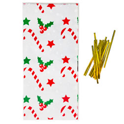 Candy Cane Treat Bags