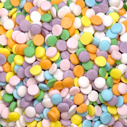 Pastel Rainbow Confetti Sprinkles