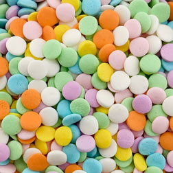 Jumbo Pastel Rainbow Confetti Sprinkles
