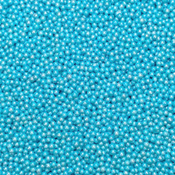 Light Blue Pearl Nonpareil Sprinkles