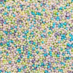Pastel Rainbow Pearl Nonpareil Sprinkles