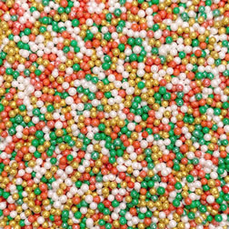 Vintage Christmas Nonpareil Sprinkles