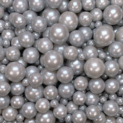 Silver Edible Pearls