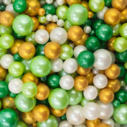 Green and Gold Pearl Mix