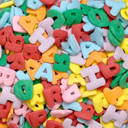Alphabet Letter Sprinkles