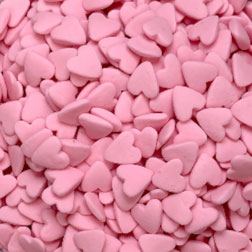 Pink Heart Sprinkles