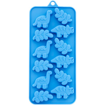 Dino & Leaf Silicone Candy Mold
