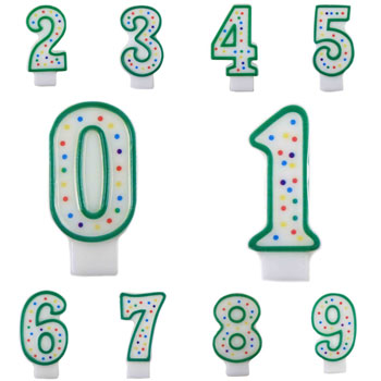 Number Birthday Candles