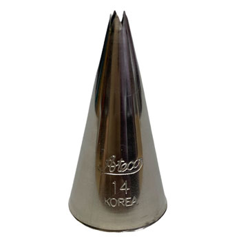 #14 Open Star Stainless Steel Tip