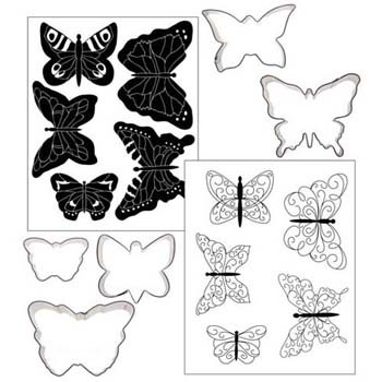 Butterfly Cookie Cutter Texture Set