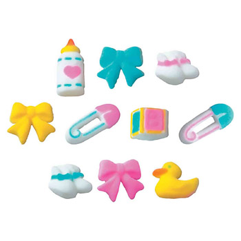 Baby Icing and Sugar Lay-on Decorations