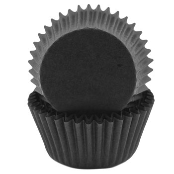 Black Standard Cupcake Liners