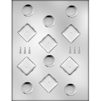 Graduation Chocolate Molds and Candy Molds