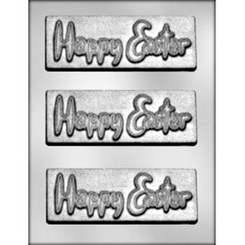 "Happy Easter" Bar Chocolate Candy Mold