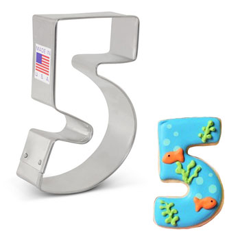 Letter and Number Cookie Cutters
