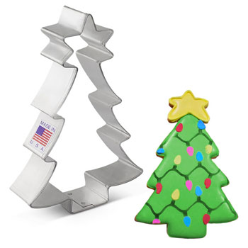 Tree with Star Cookie Cutter