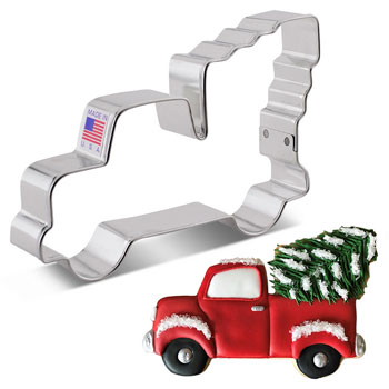 Truck with Tree Cookie Cutter