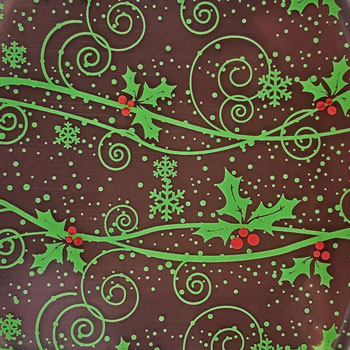 Christmas Chocolate Transfer Sheets
