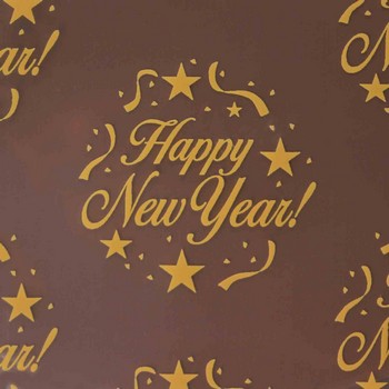 New Year's Chocolate Transfer Sheets