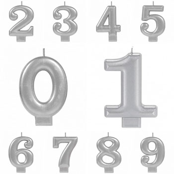 Number Candles and Sparkler Candles