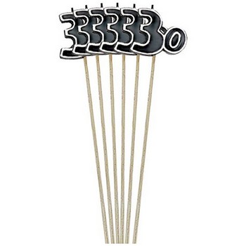 Number Candles and Sparkler Candles