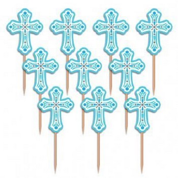 Religious Cake and Cupcake Toppers
