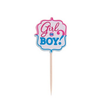Baby Shower Cake and Cupcake Toppers
