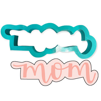 Mom Plaque Cookie Cutter