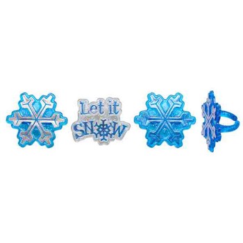 Winter Cake and Cupcake Toppers and Decorations