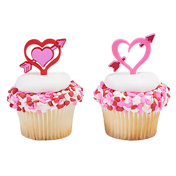 Valentines Cake and Cupcake Toppers and Decorations
