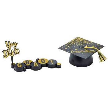Graduation Cake and Cupcake Toppers