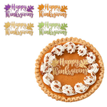 Thanksgiving, Fall Cake and Cupcake Toppers
