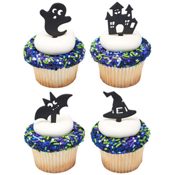 Halloween Cake and Cupcake Toppers