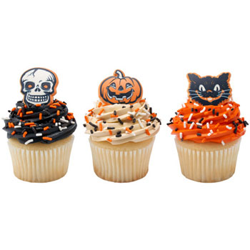 Halloween Cake and Cupcake Toppers