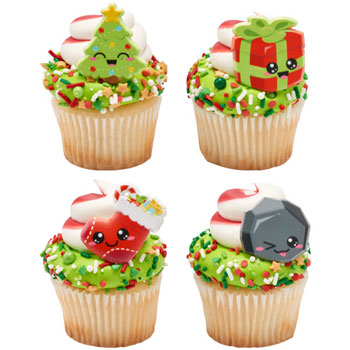 Christmas Cake and Cupcake Toppers and Decorations