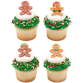 Christmas Cake and Cupcake Toppers and Decorations