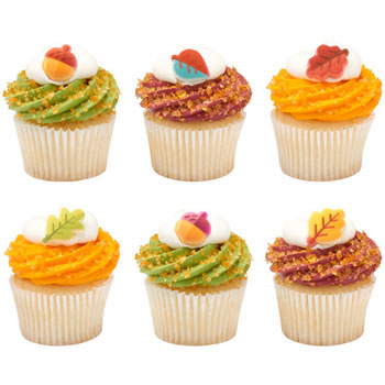 Thanksgiving, Fall Icing Decorations
