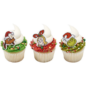 Christmas Cake and Cupcake Toppers and Decorations