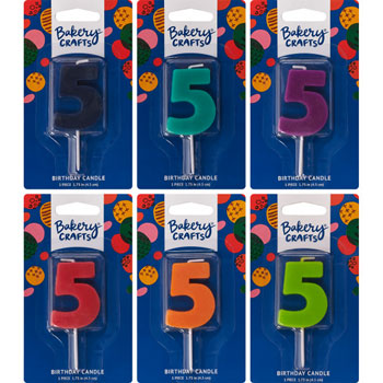 Number Candles and Sparkler Candles