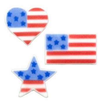 Fourth of July Icing Decorations