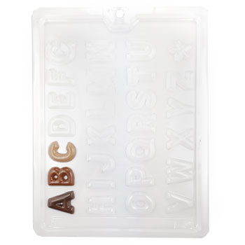 Letter and Number Chocolate Molds