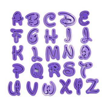 Alphabet/Letter and Number Gum Paste and Fondant Cutters