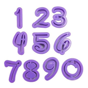 Alphabet/Letter and Number Gum Paste and Fondant Cutters