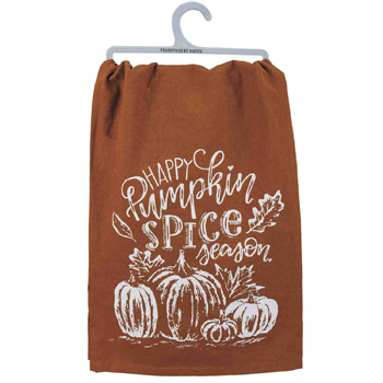 Pumpkin Spice Season Kitchen Towel
