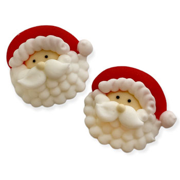 Whimsy Santa Face Icing Layons - Medium