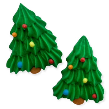 Christmas Tree Icing Layons - Medium