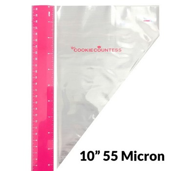 10" 55 Micron Tipless Bags
